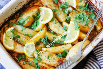 GREEK LEMON POTATOES