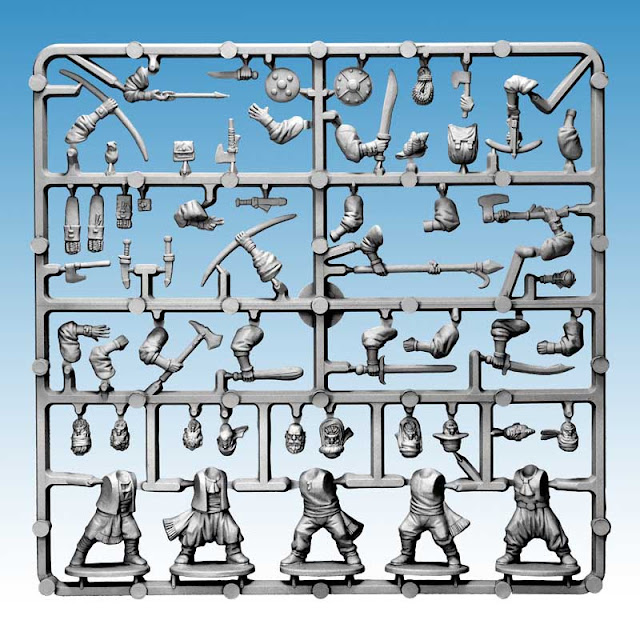 Northstar Miniatures: Frostgrave - Ghost Archipelago Plastic Heritor's Crew Sprue Preview