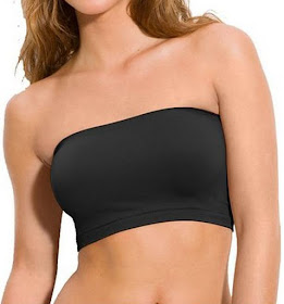 How to put on a strapless sports bra