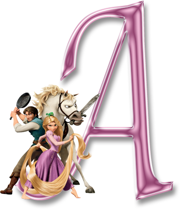 Rapunzel Alphabet. 