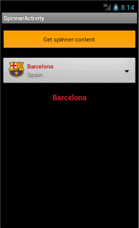 Android Custom Spinner Control - Figure 3