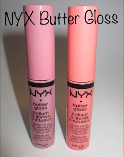 nyx butter gloss swatch review