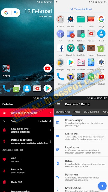 ROM Resurrection Remix 5.8.5 Darkness Andromax A (Terbaru)