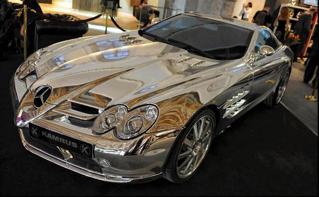 White Gold Mercedes Benz