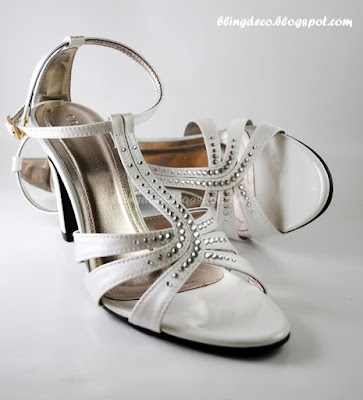 wedding shoes with rhinestones