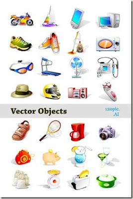 Variados objetos en vector