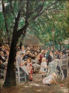 Biergarten München de Max Liebermann