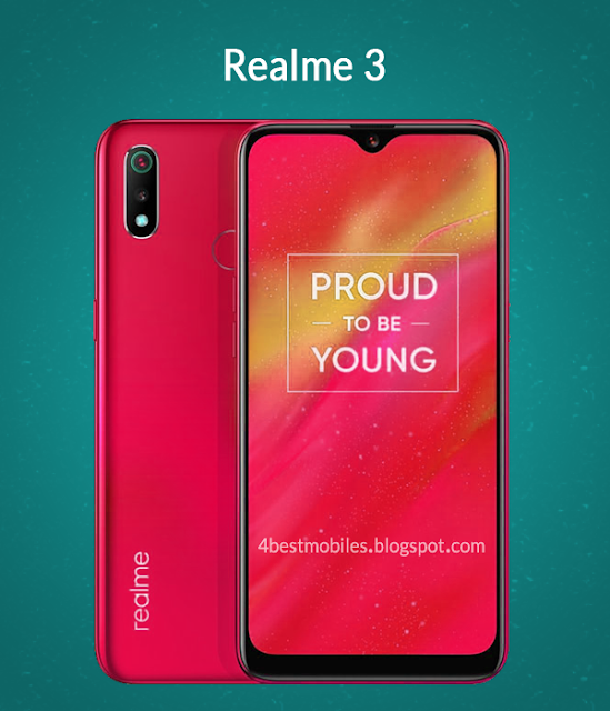 مواصفات صور و سعر موبايل ريلمى 3 - Red realme 3 mobile specs