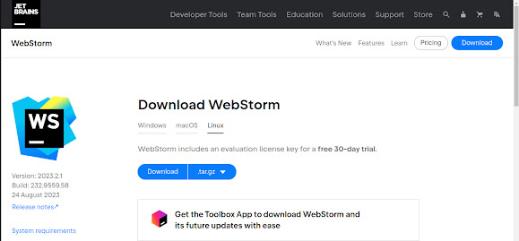 How to Install Webstorm in Ubuntu 20.04