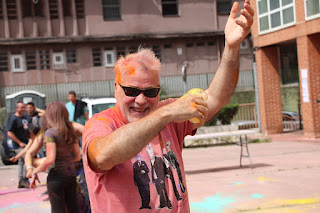 Fiestas hindú de colores en el Día de Rontegi