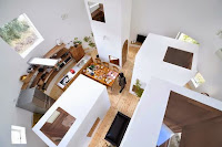 Sendai Unique Silo-Style House Design With Unique Space Divisions