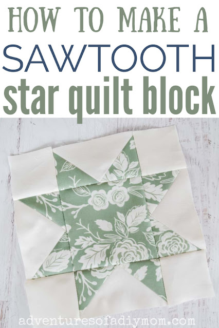 sawtooth star quilt block