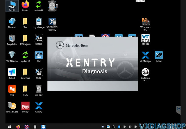 VXDIAG Benz Xentry Login Password 3