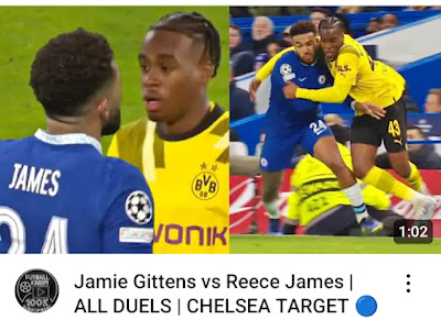 Chelsea Transfer News Now: Jamie Gittens Vs Reece James  |  All Duels  |  Chelsea Target...