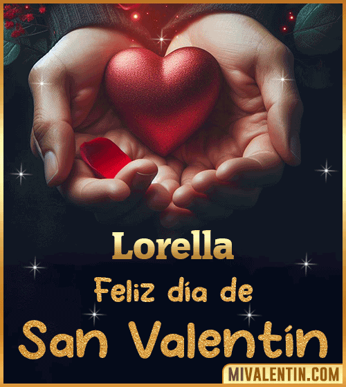 Gif de feliz día de San Valentin Lorella