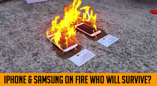 Apa Jadinya Bila HAPE Samsung Galaxy S5 Dan iPhone 6 DIBAKAR GAN !!