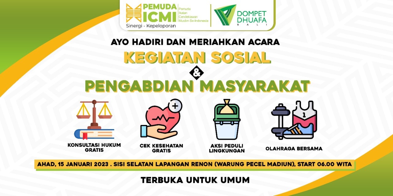 MPW Pemuda ICMI Bali Selenggarakan Kegiatan Sosial dan Pengabdian Masyarakat