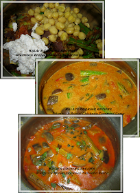 Drumstick Brinjal Chickpea Tamarind Curry | Tangy Tamarind Curry | கத்தரிக்காய் முருங்கைக்காய் கொண்டைக் கடலை புளிக் குழம்பு