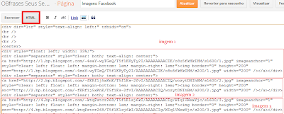 Como Colocar Imagens Lado a Lodo no Post do Blogger.