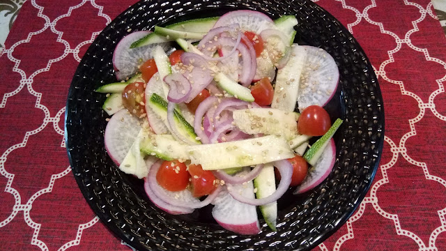 Radish and Zucchini Heathy Salad Recipe