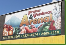 fruit sign