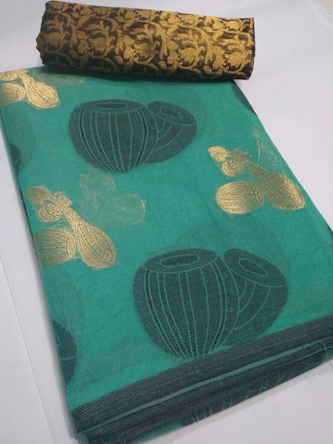  Banarasi Cotton Silk Sarees 