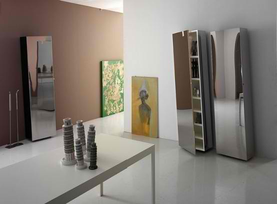 Cabinet Clino Super Mirror by Pallucco