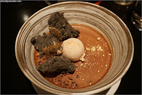 Menú Dine Out Pabu Boston: Milk Chocolate-Sesame Custard