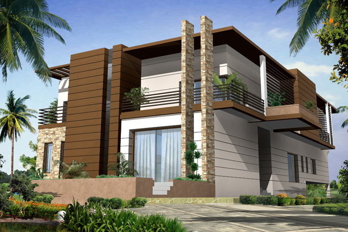 New home designs latest.: Modern big homes designs exterior views.