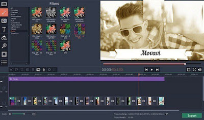 تحميل برنامج قص وتعديل الفيديو Movavi Video Editor 14