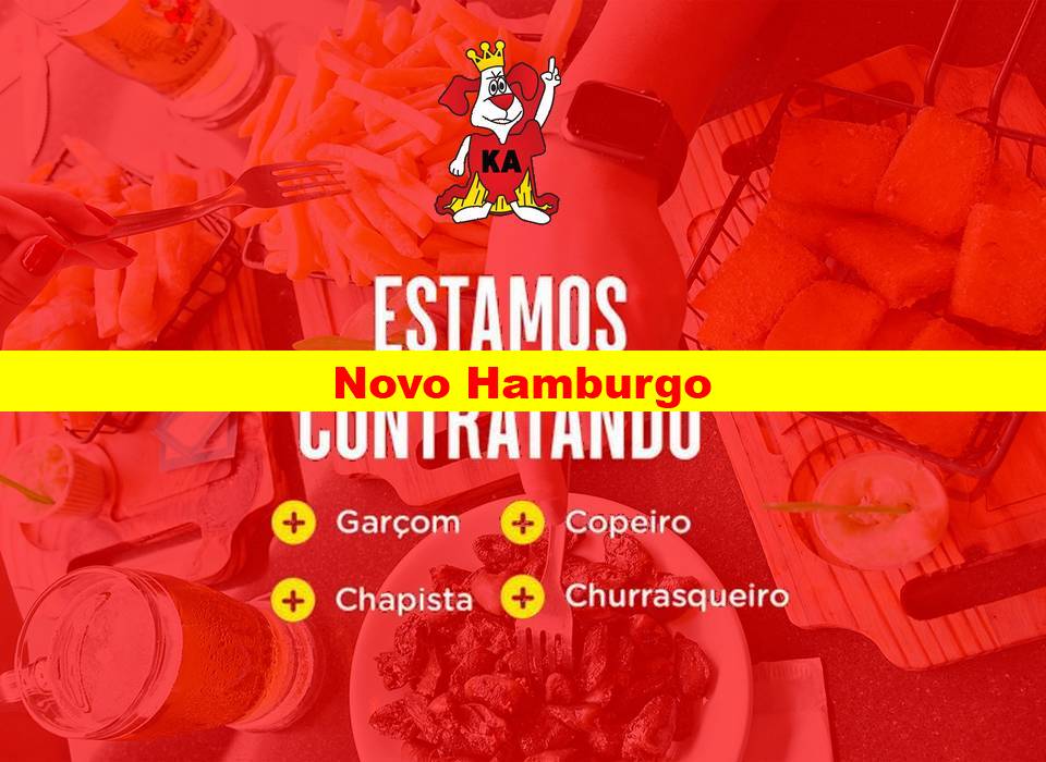 Kachurrasco abre vagas para Garçom, Copeiro, Chapista e Churrasqueiro em Novo Hamburgo