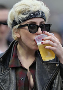 Lady Gaga is on a 'drunk diet'