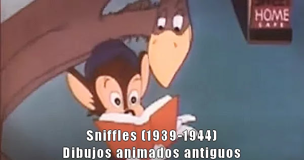 Sniffles el ratón 1939-1944. Dibujos animados antiguos.