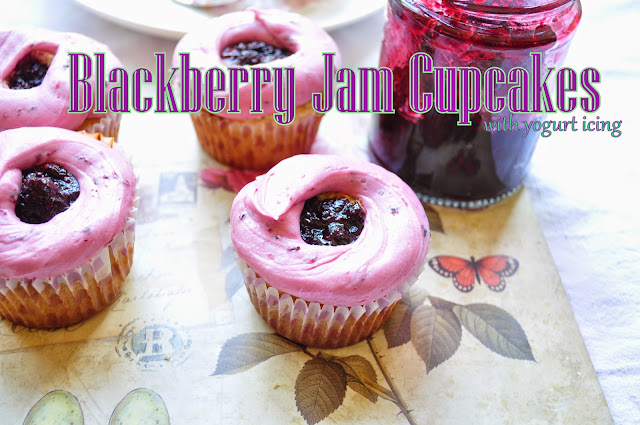 blackberry and chambord cupcakes