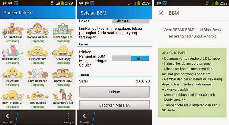 BBM Multi Pin(BBM2+BBM3+BBM4) Kloning versi 2.6.0.28 Official Free Stiker