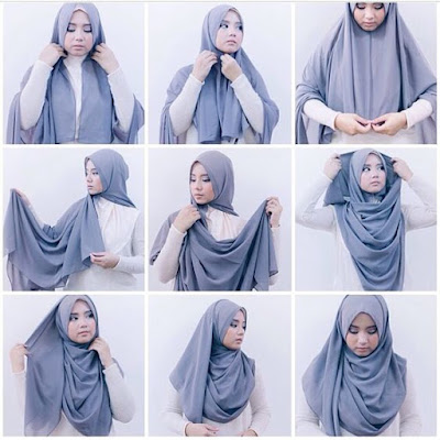 Tutorial Hijab Modern