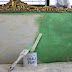 Breaking out the Paint~on a french gilded sofa!!