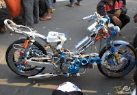 gambar modifikasi motor ceper