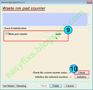 How to reset the waste ink pad counter on Epson L485, L486 - 03