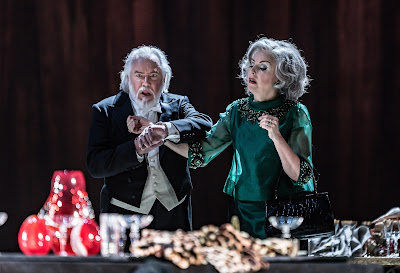 John Tomlinson, Anne Sofie von Otter - Thomas Adès: The Exterminating Angel - © ROH, photo Clive Barda