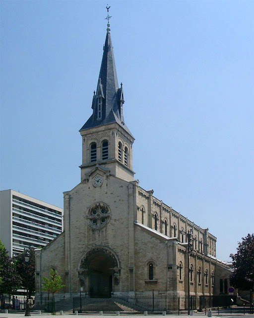 Église Notre-Dame-de-la-Gare de Paris by Claude Naissant, Place Jeanne-d'Arc, Quartier de la Gare, 13th arrondissement, Paris