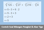 Contoh Soal Bilangan Pangkat Tiga Dan Akar Pangkat Tiga