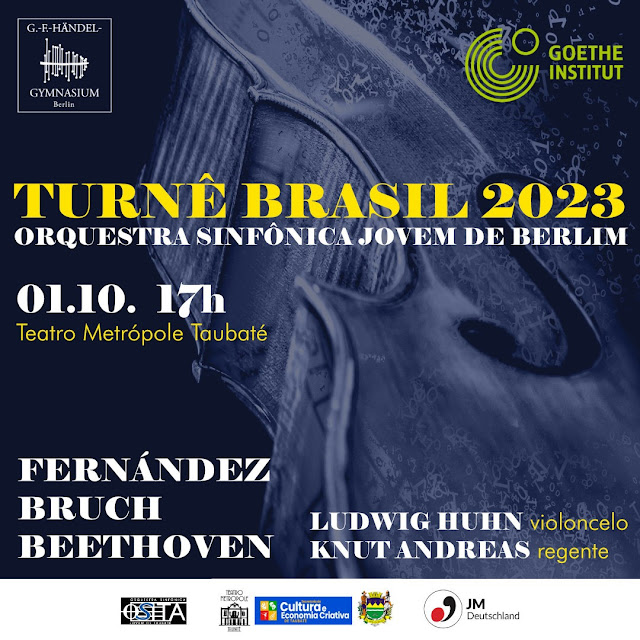 Turnê Brasil 2023: Orquestra Sinfônica Jovem de Berlim se apresenta em Taubaté!