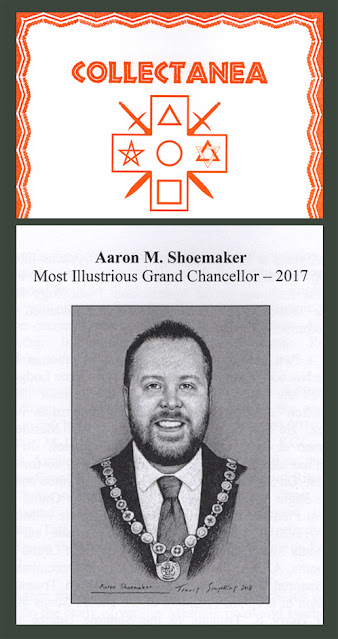 Grand College of Rites: Collectanea features portrait of Aaron Shoemaker by Travis Simpkins