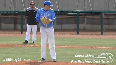 Most Pitching Coaches allow their Students to end their front leg lift with their weight over their back foot.