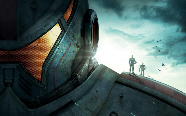   Pacific Rim Movie Sci Fi Jaeger Mecha Robot HD Wallpaper Desktop PC Background a151. 