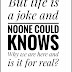 Life is a joke...