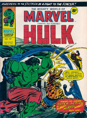 Mighty World of Marvel #167, Hulk vs Fantastic Four