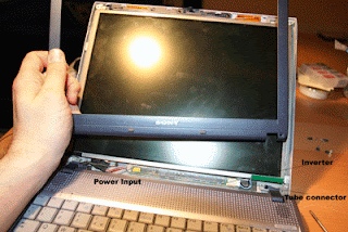 How To replace a laptop lcd ccfl backlight
