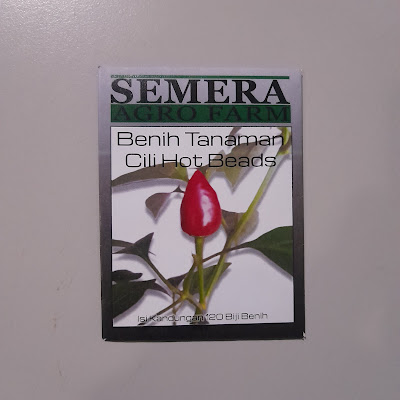 Benih Cili Hot Beads (Cili Padi Turki) 120 Biji Benih